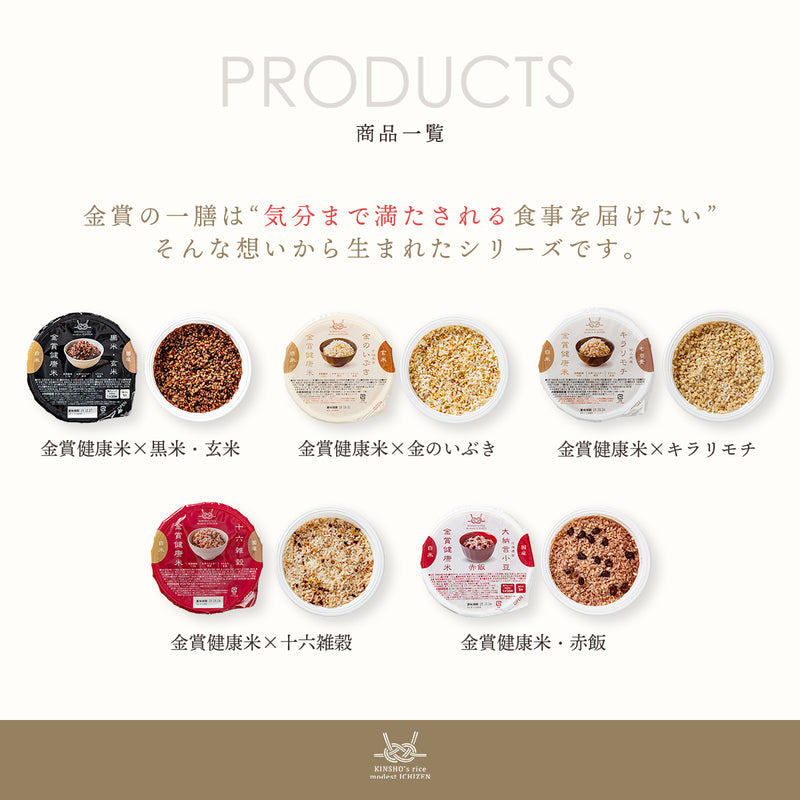 金賞健康米×キラリモチ