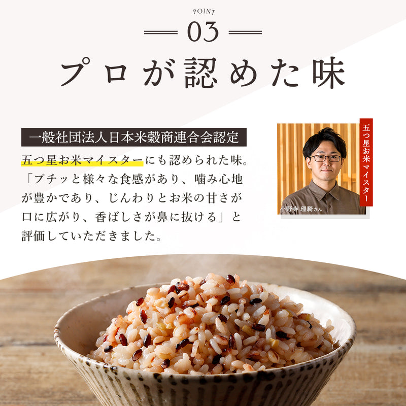 金賞健康米×十六雑穀